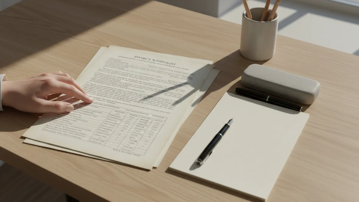 Exemple de jugement de divorce 2026 : décryptage complet