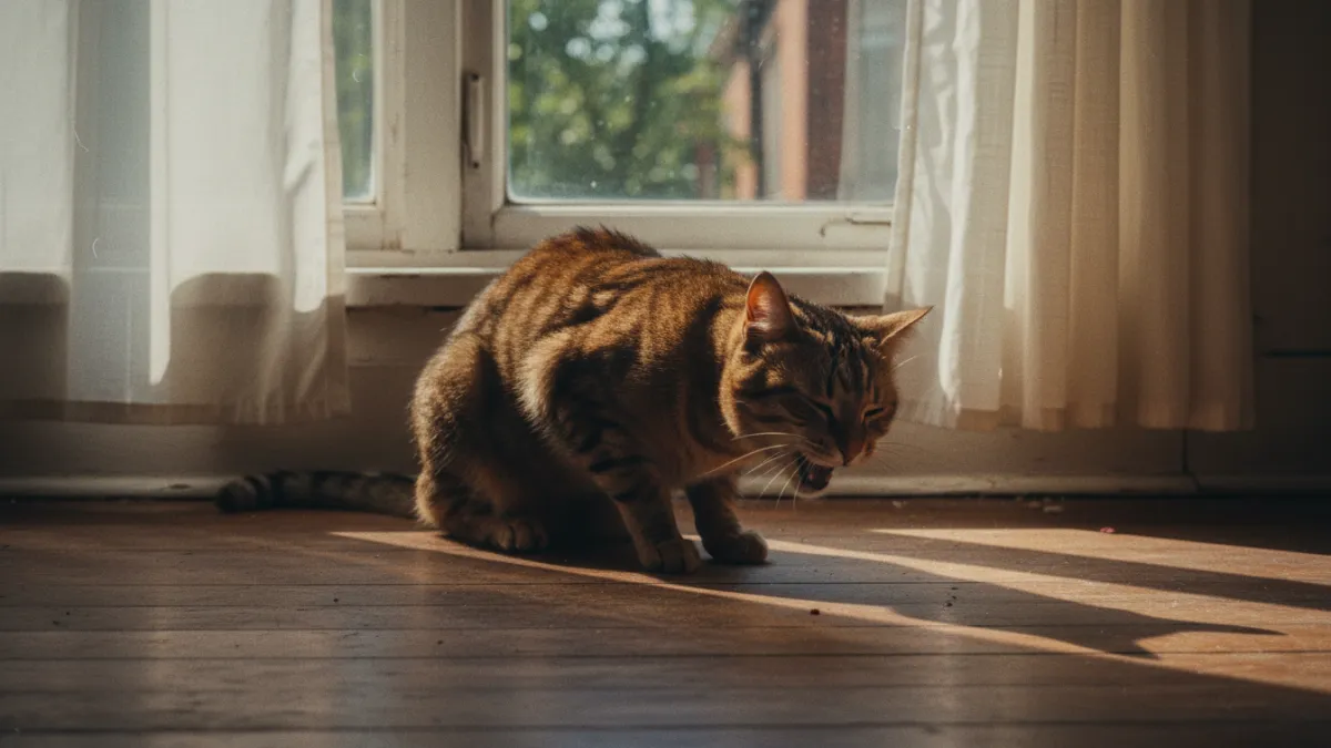 Chat qui tousse : identifier les causes et quand s'inquiéter